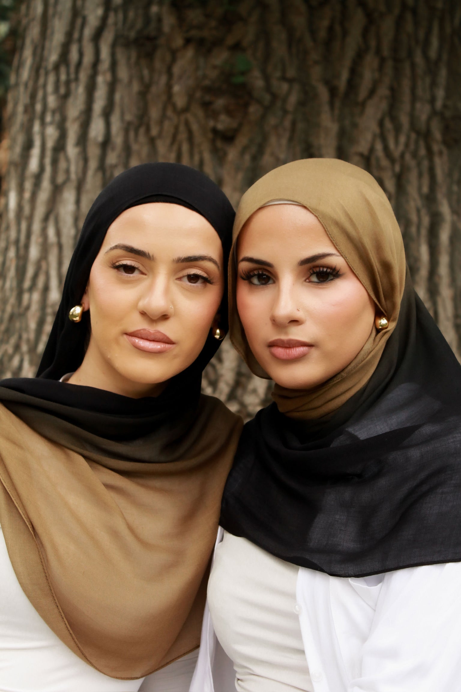 Olive Stone Ombré Hijab