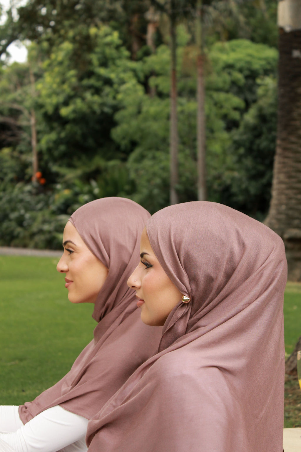 Deep Plum Modal Hijab Set