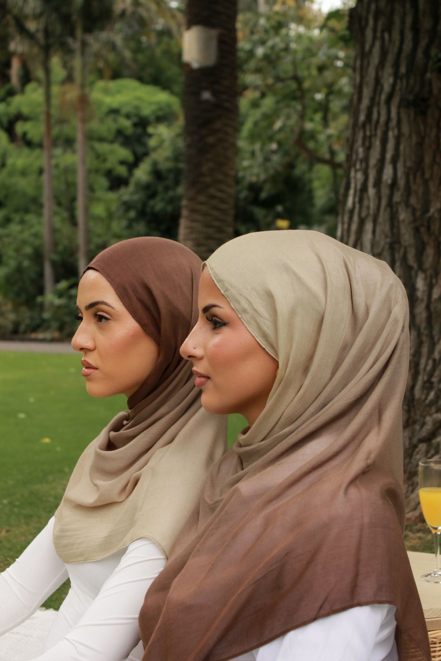 Stone Eclipse Ombré Hijab