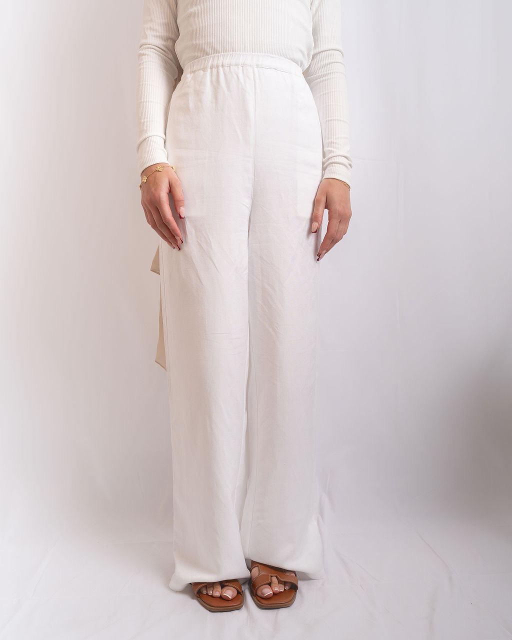 Nora White Pant