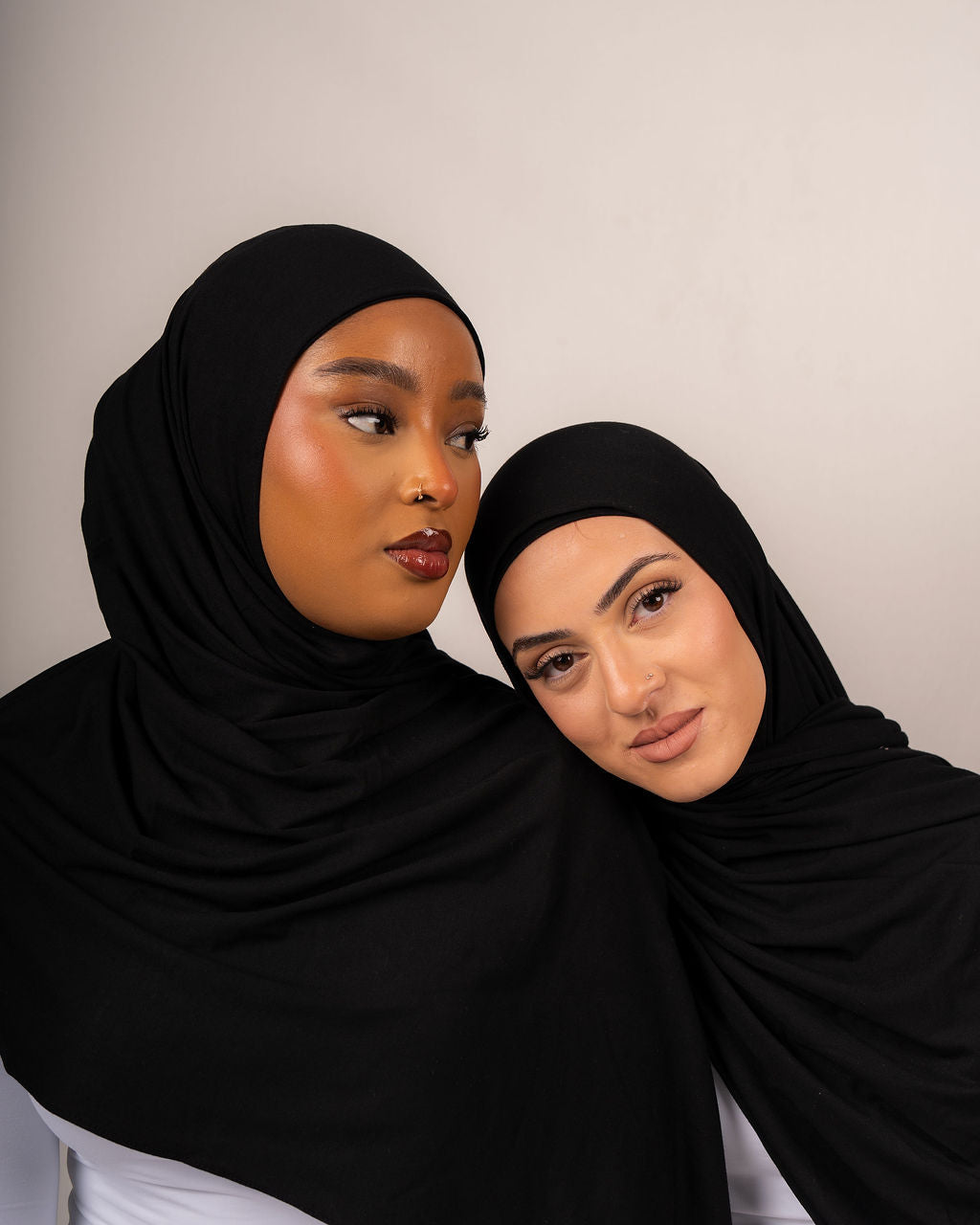 Obsidian Jersey Hijab Set