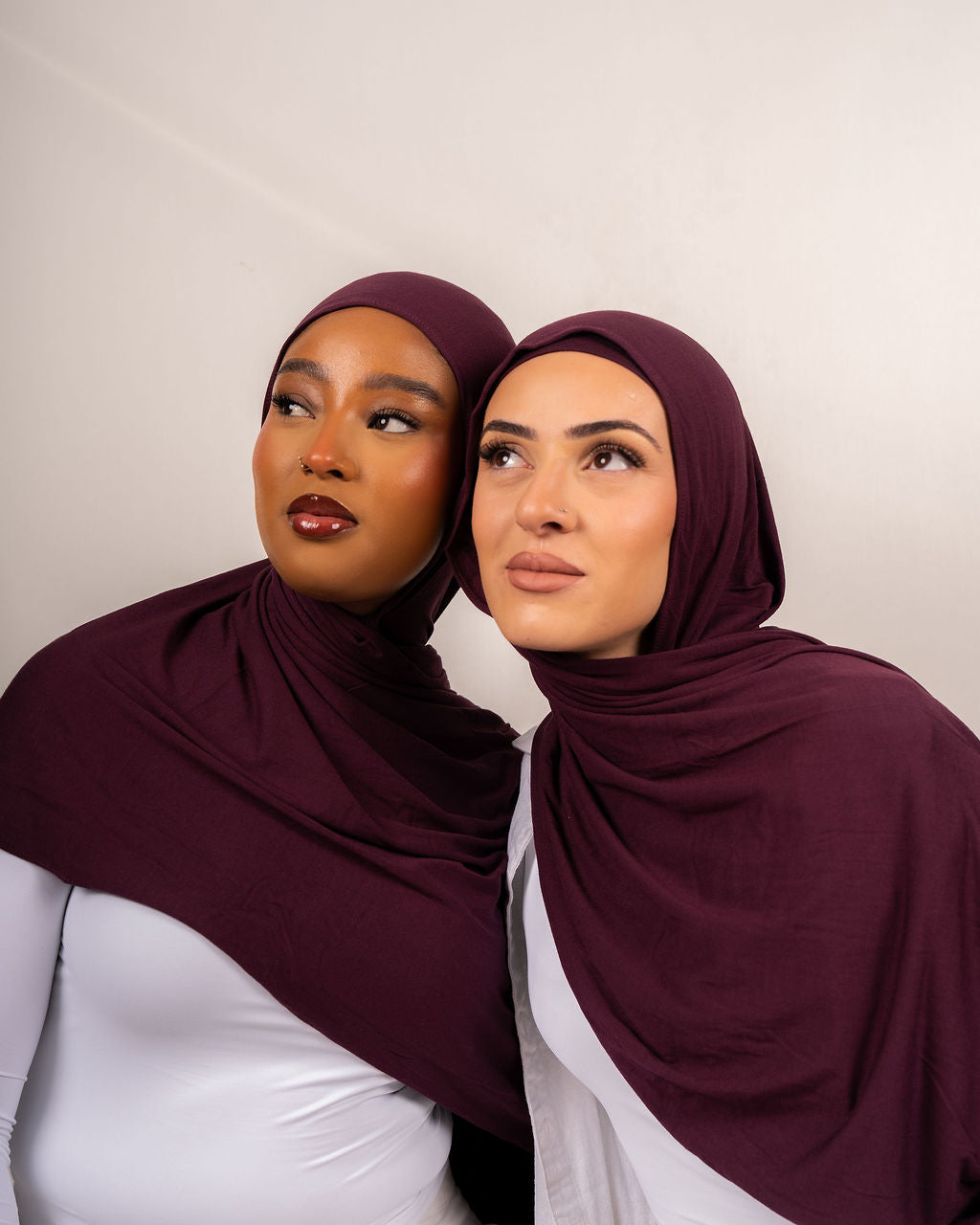 Midnight Mulberry Jersey Hijab Set