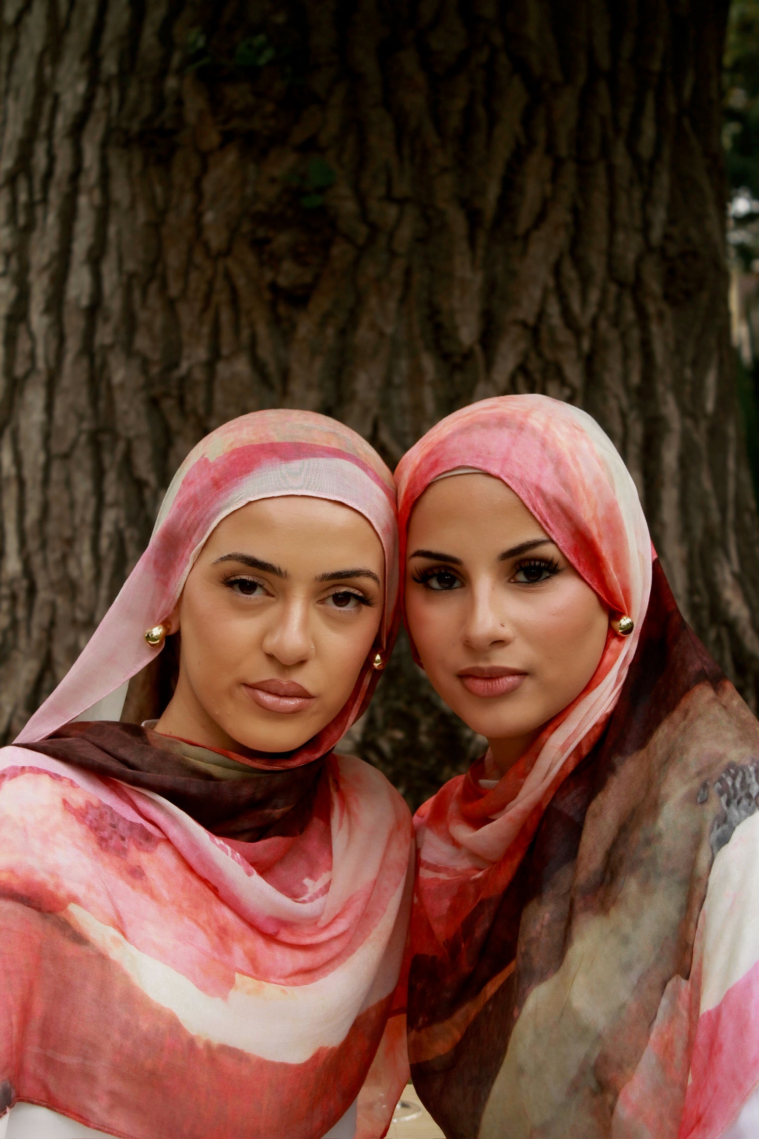 Rose Dune Printed Hijab