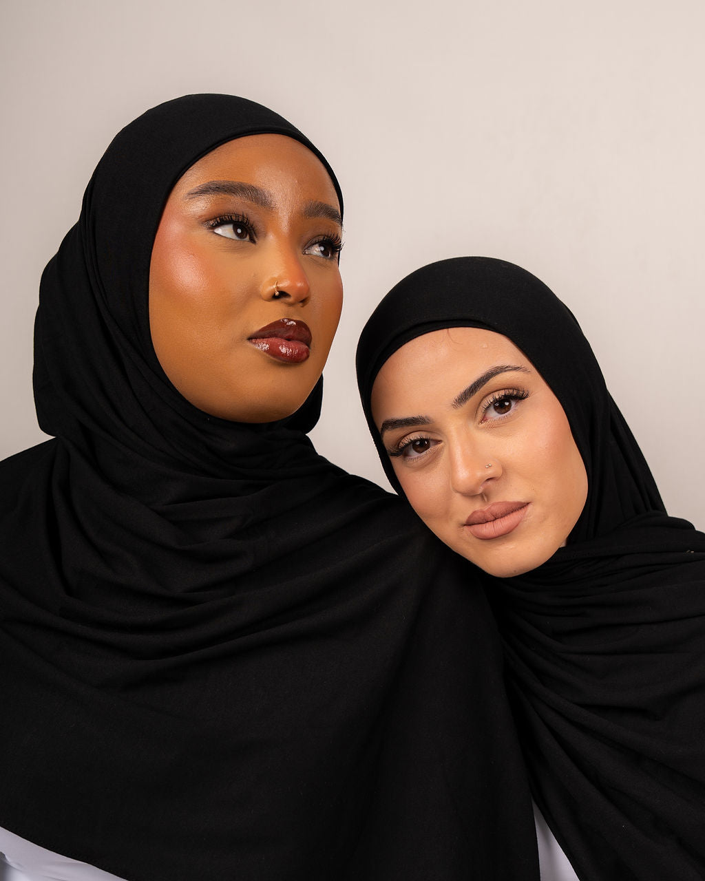 Obsidian Jersey Hijab Set