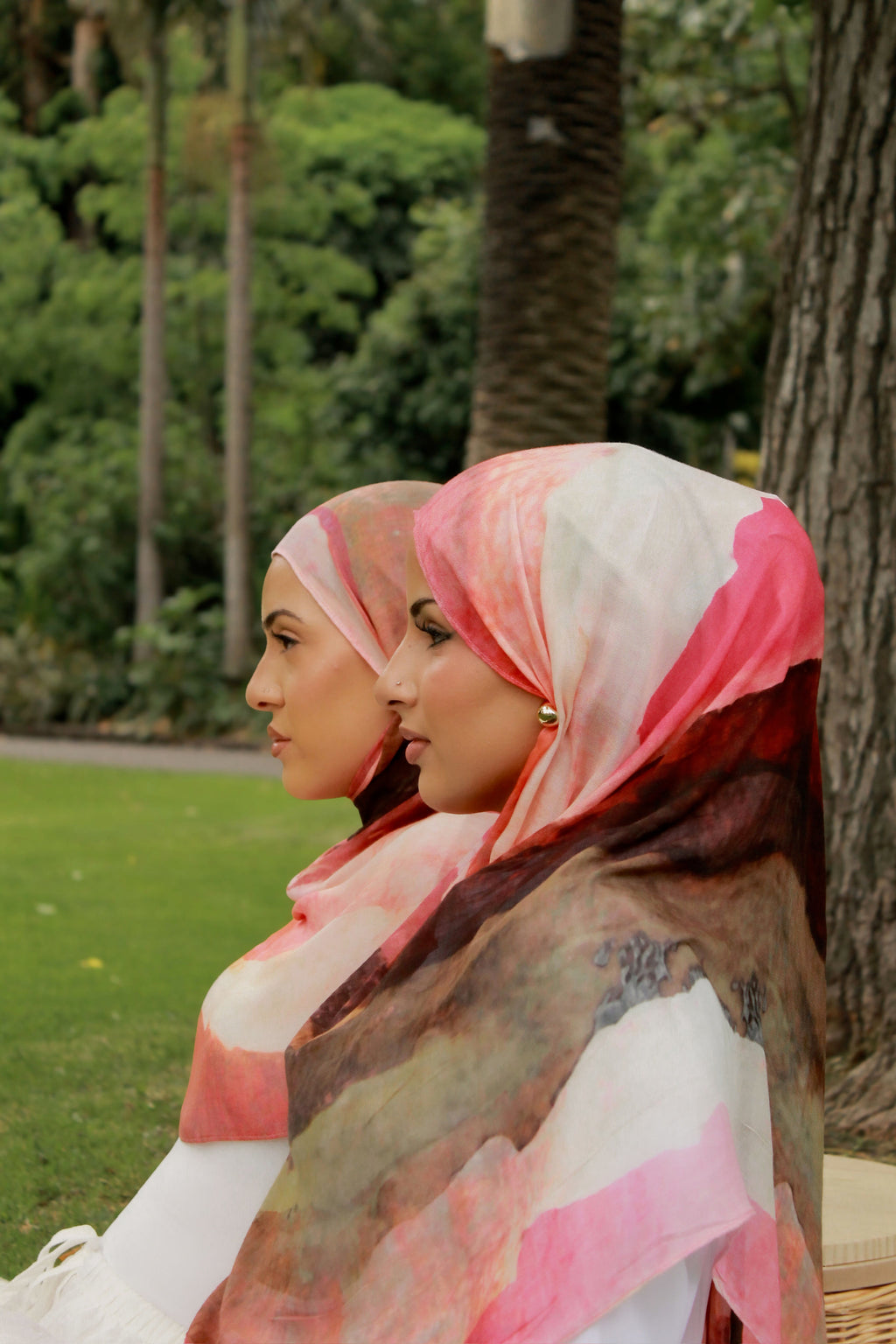 Rose Dune Printed Hijab