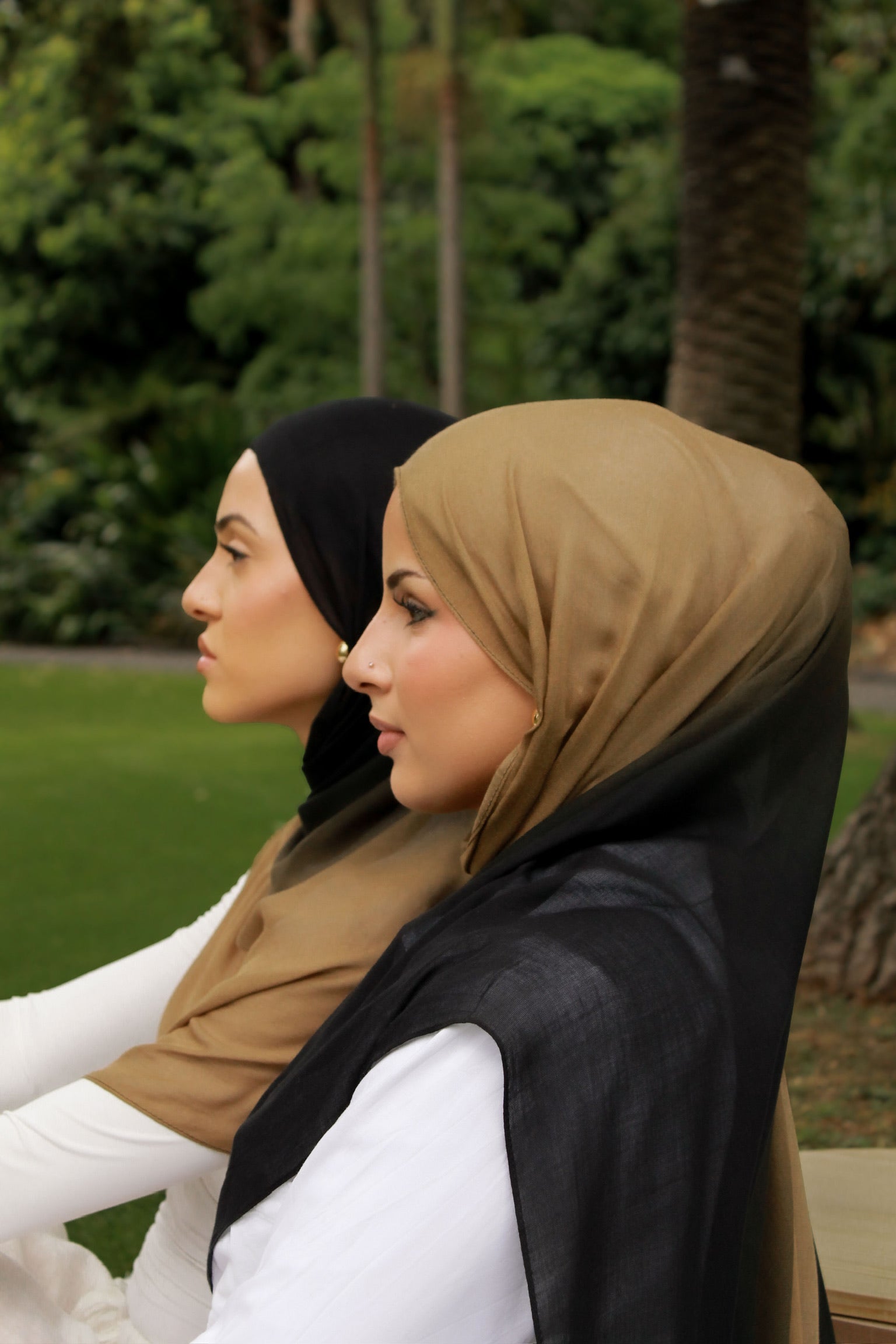 Olive Stone Ombré Hijab