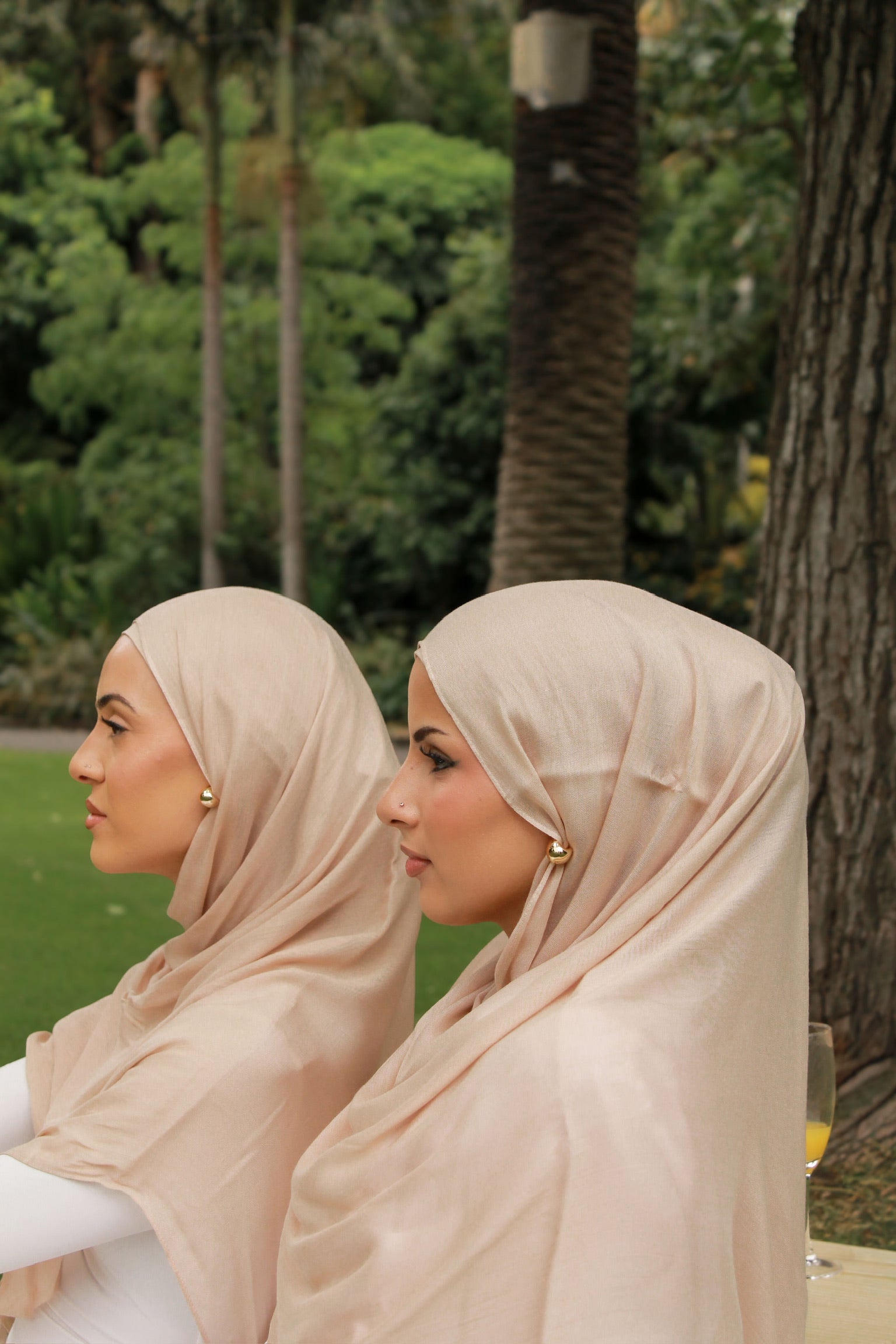 Warm Oat Modal Hijab Set