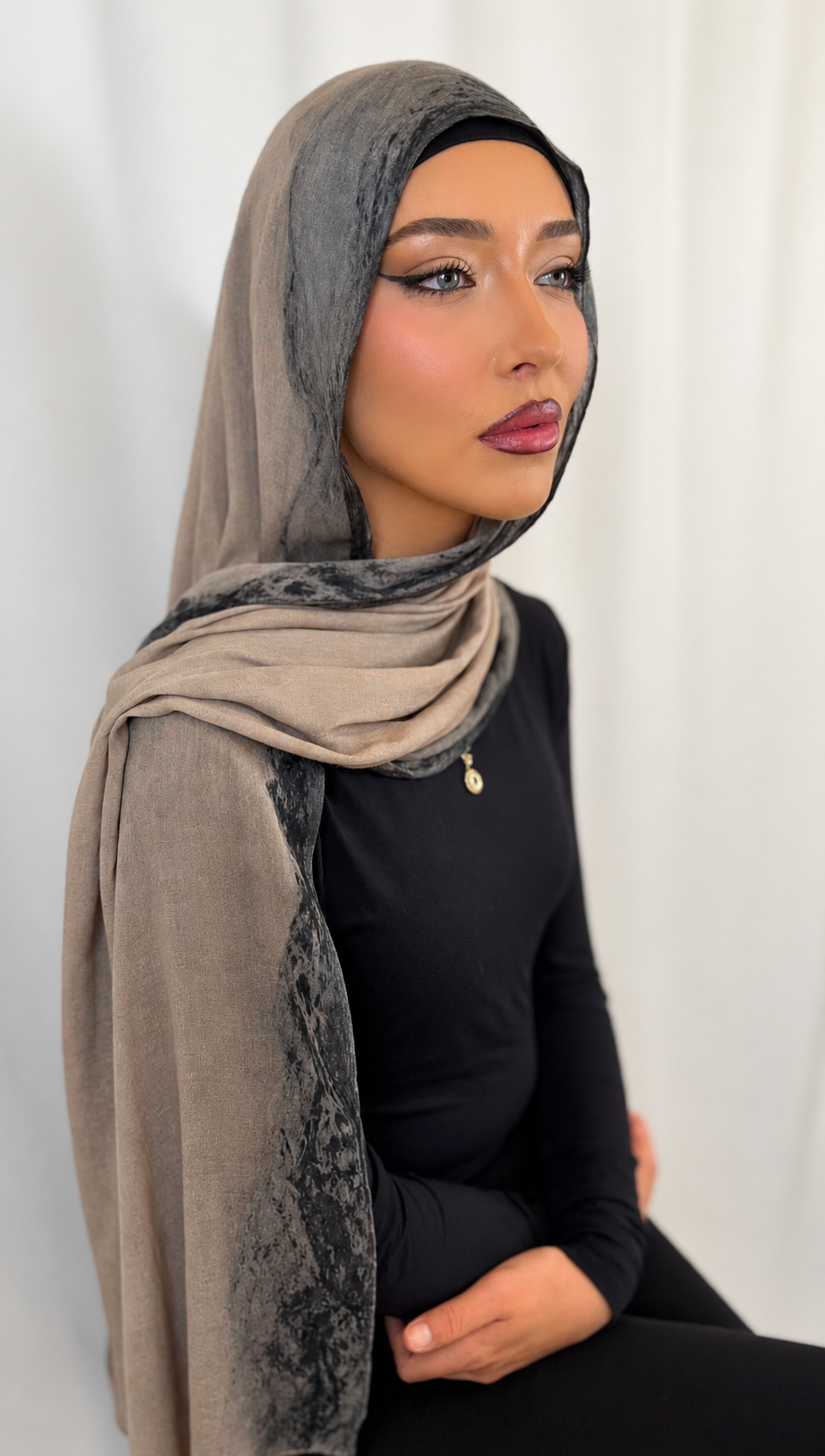 Champagne Dusk Modal Hijab