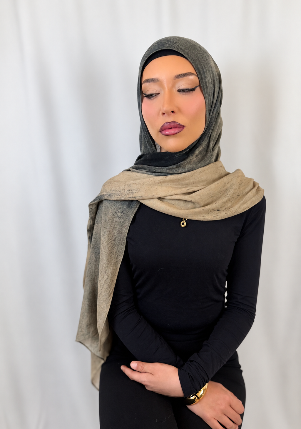 Olive Haze Modal Hijab