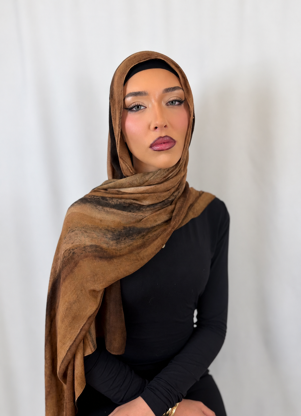 Cocoa Veil Modal Hijab
